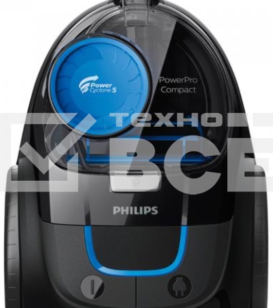 Пылесос Philips FC9331/09 глубокий черный, 237/750 Вт, уборка сухая, пылесборник контейнер 1.5 л
