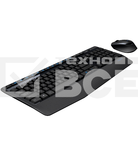 Клавиатура + мышь Logitech MK345 клав:черный мышь:черный USB 2.0 беспроводная Multimedia