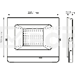 Прожектор светодиодный Elementary 70W 7175lm 4000К 175-265V IP65 черный LED, фото 1