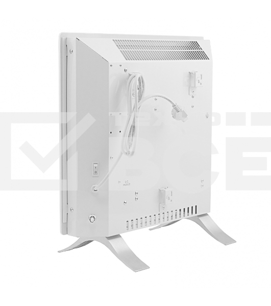 Конвектор Denzel OptiPrime-1000 белый, 1000 Вт, 15 м2, термостат, дисплей, WiFi