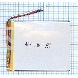 Аккумулятор Li-Pol (батарея) 3*85*100мм 3pin 3.7V/3500mAh