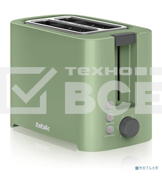 Тостер BBK TR81M зеленый
