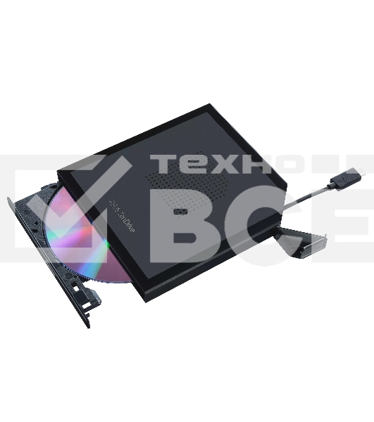 Внешний привод ASUS SDRW-08V1M-U/BLK/G/AS/P2G, dvd-rw, external, USB Type-C cable; 90DD02L0-M29000