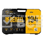 Набор инструментов Denzel 1/2', 1/4', CrV, S2, пластиковый кейс, 194 предмета, фото57