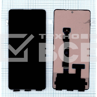 Дисплей для Xiaomi Poco X5 Pro, Redmi Note 12 Pro в сборе с тачскрином (original) черный
