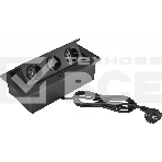 Розетка Cactus CS-SOCKET-EU3-BK для столешницы (уп.:1шт), фото2
