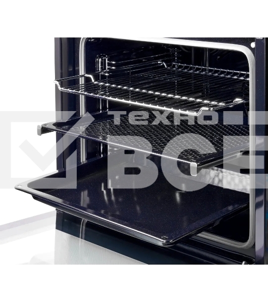 Электрический духовой шкаф Kuppersberg KSO 610 W 60 см, 80 л, High-Tech, 10 режимов, ПАР, Soft Close, телескопические направляющие, белый цвет