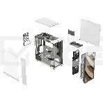 Компьютерный корпус без блока питания Fractal Design North XL TG Dark Tint, Full-Tower, 3x140мм, 2xUSB-A 3.2 + 1xUSB 3.2 Type-C E-ATX, ATX, mATX, mITX Wood panel, Chalk белый, фото16
