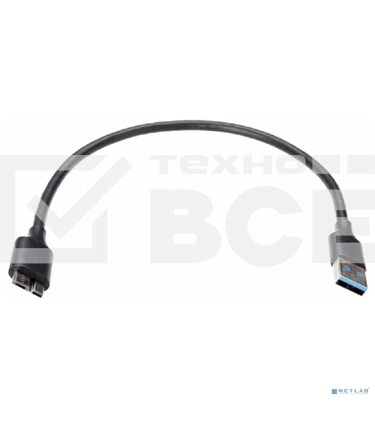 Кабель соединительный Telecom TUS712-0.3M USB3.0 Am-MicroBm 0.3m Telecom (TUS712-0.3M)