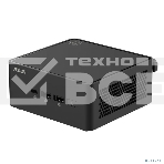 Платформа системного блока Nettop ASUS NUC Model: NUC15CRH, Intel Core 3 Processor 100U, 2xDDR5-5600 SO-DIMM supp, Intel Graphics, Wi-Fi 7, BT v5.4, 3xUSB 3.2 Gen2, 1xUSB 2.0, 1xUSB 3.2 Gen2 Type-C + 2xT-bolt (incl. DP 2.1 and USB4), 2xHDMI 2.1, 1xRJ45 LAN, 1xDC-in, Supp:128Gb~8TB M.2 2280 NVMePCIe5.0 x 4 SSD or 128Gb~8TB M.2 2280 NVMePCIe4.0x4 SSD+128Gb~2TB M.2 2242 NVMePCIe4.0x4 SSD, 19VDC, 6.32A, 120W Adapter, W/O OS, ASUS LOGO, черный, фото 1