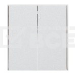 Выключатель Kranz STRONG 2 кл перекрестный (переключатель) 10А с/у жемчуг, фото 1