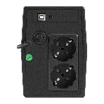 ИБП ExeGate Power NB-800.LED.AVR.2SH.USB (800VA/480W, LED, AVR, 2*Schuko, USB, батарея 12V 9Ah, Black), фото5