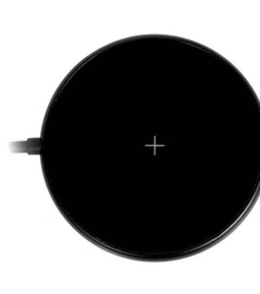 Беспроводное зарядное устройство OLMIO MagCharge, QI, 15W, черное