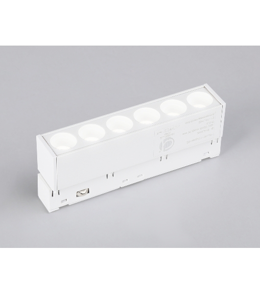 Светильник трековый светодиодный GL4017 WH белый IP20 6W 4200K 48V 24° 115*22*45
