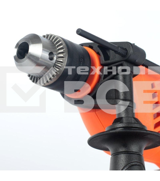 Дрель электрическая ударная PATRIOT FD 750h [120301444] { с ударом, мощность 710Вт, макс.диаметр 13мм, глубиномер + дополнительная ручка }