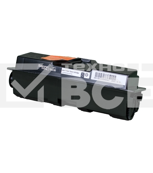 Картридж Sakura TK130/131/132/133/134 для Kyocera Mita FS-1028MFP/1128MFP/1300D/1300DN/1350DN, черный, 7200 к.