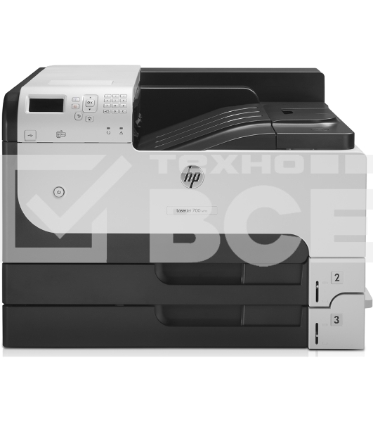 Принтер лазерный HP LaserJet Enterprise 700 M712dn (CF236A), A3, ч/б, печ. до 41 стр/мин. (А4) до 40 стр/мин. (А3), 1200 x 1200 dpi, USB, RJ-45, Air Print