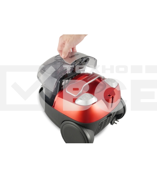 Пылесос Centek CT-2535 красный/черный, 350/2000 Вт, уборка сухая, пылесборник контейнер, 1,5 л