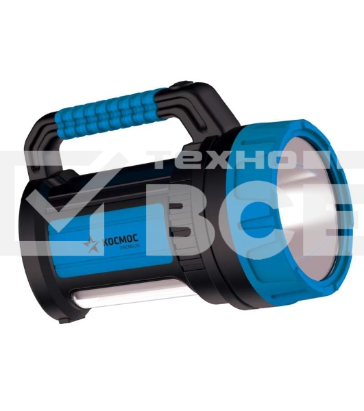 Фонарь светодиодный аккум. KOSMOS premium 7W LED зарядное устройство 220/12В USB зарядка телефона КОСМОС KOSACCU9107WUSB