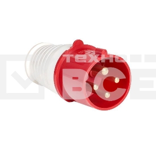 Вилка эл. каб. 16А 3P+РЕ 380В IP44 (014) EKF ps-014-16-380