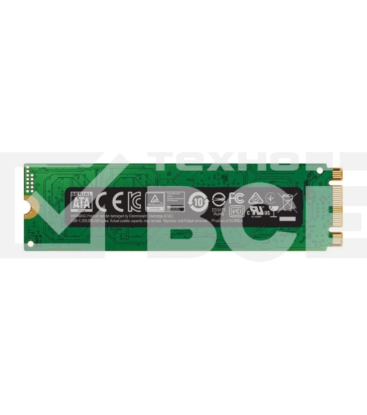 Накопитель SSD Samsung 860 EVO, 250Gb, SATA III, M.2 2280, R/W 550/520