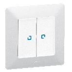 Выключатель двухклавишный 10А 2 Valena IN'MATIC. 50В. Безвинтовые зажимы Valena IN'MATIC. Выключатель двухклавишный 10А 250В. Безвинтовые зажимы, фото9