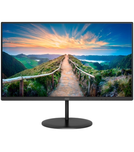 Монитор 27' AOC Q27V4EA IPS 2560x1440, 75 Гц, 4 мс, 16:9, 250 кд/м2, 1xHDMI, 1хDP, черный