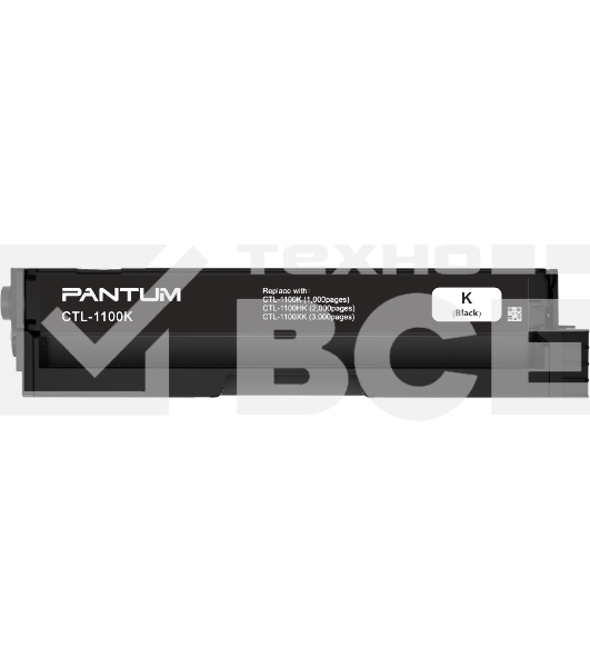 Картридж Pantum CTL-1100K for CP1100/CP1100DW/CM1100DN/CM1100DW/CM1100ADN/CM1100ADW/CM1100FDW Black (1000 pages)