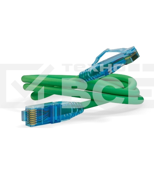Патч-корд Hyperline PC-LPM-UTP-RJ45-RJ45-C6-3M-LSZH-GN Патч-корд U/UTP, Cat.6, LSZH, 3 м, зеленый