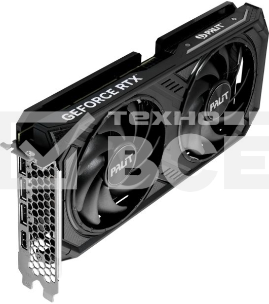 Видеокарта Palit RTX4060TI DUAL NVIDIA GeForce RTX 4060TI 8192Mb PCI-E 4.0  128 GDDR6 2310/9000 HDM Ret