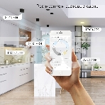 Лампа светодиодная филаментная Gauss Smart Home DIM+CCT E27 ST64 Golden 6,5 Вт 2000-5500 К 1/10/40, фото6