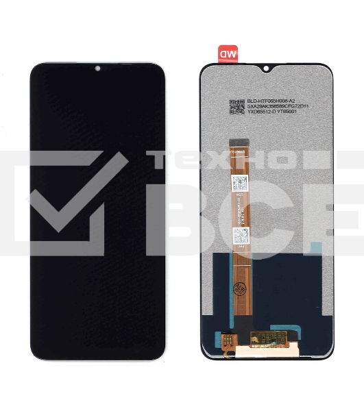 Дисплей для Realme C21Y черный