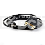 Кабель-адаптер ORIENT C702, HDMI M --> VGA 15M, длина 1.8 метра, черный, фото2
