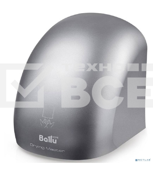 Сушилка для рук Ballu BAHD-2000DM, электрическая, серебро