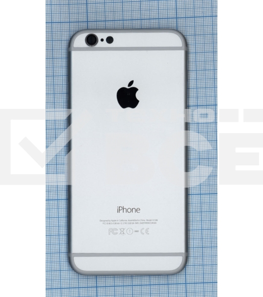 Задняя крышка для iPhone 6 (4.7) серебристая