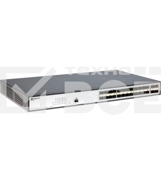 Коммутатор ORIGO Managed L3 Switch 24x1000Base-X SFP, 4x10GBase-X SFP+, RJ45 Console, 19