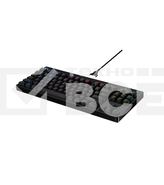 Клавиатура Logitech G Pro (920-009393) проводная, USB, чёрный