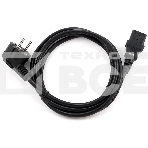 Шнур питания NTSS NTSS-PC13772 C13-Schuko проводник.:3x1мм2 1.8м 220В 10А черный, фото2