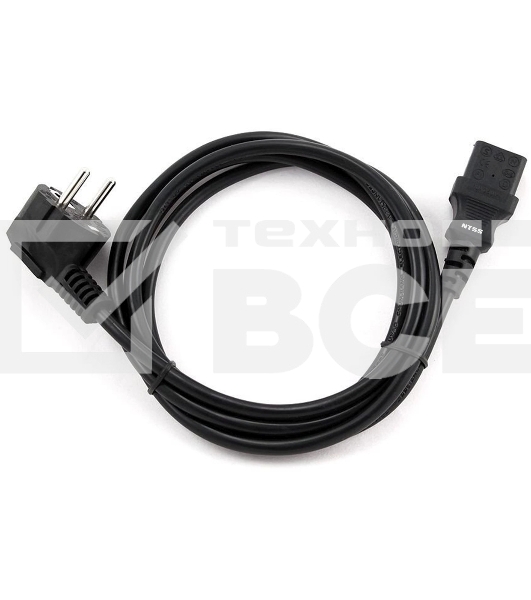Шнур питания NTSS NTSS-PC13772 C13-Schuko проводник.:3x1мм2 1.8м 220В 10А черный