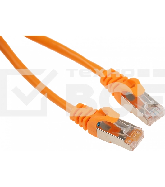 Патч-корд FTP Cablexpert кат.5e, 0.5м, литой, многожильный (оранжевый)
