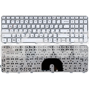 Клавиатура для ноутбука HP Pavilion DV6-6000 серебристая