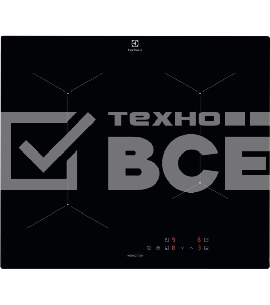 Индукционная варочная панель Electrolux LIL61424C черный