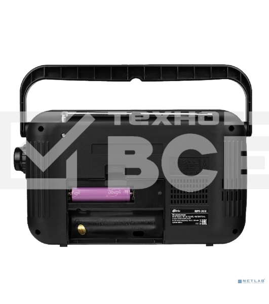 Радиоприемник RITMIX RPR-303, черный