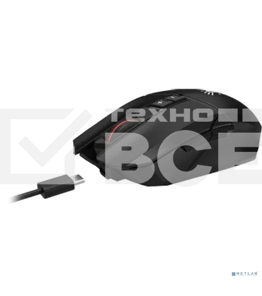 Мышь беспроводная A4Tech Bloody R36 Ultra черный, 12000 dpi, радиоканал, USB, кнопки - 7