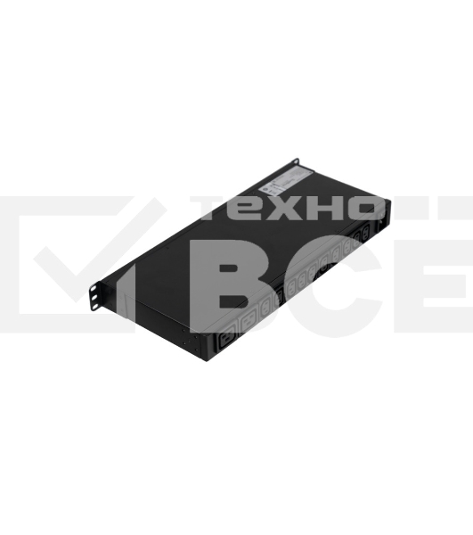 БРП Uniprom, с мониторингом, 1U, 240В, 1Ф, 16A, 10xC13 2xC19, 2м, IEC320 C20