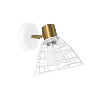 Светильник Ambrella light TR8600 WH/GD белый/золото E27 max 40W 154*145*205