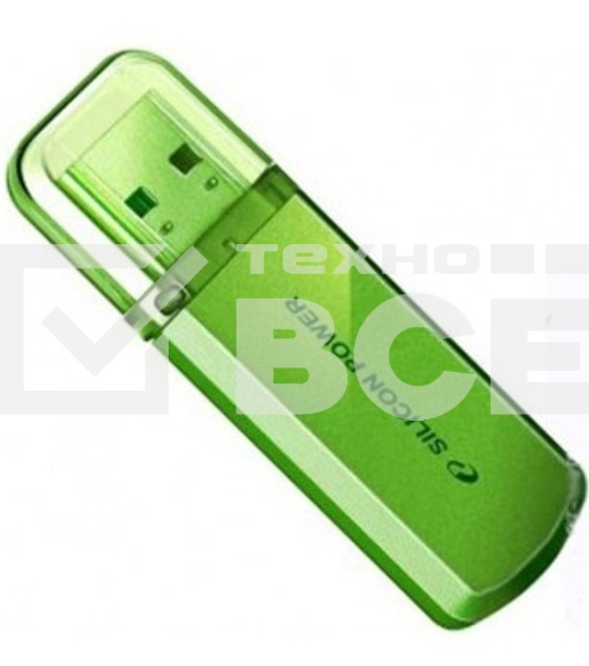 Флеш диск Silicon Power 16Gb Helios 101 SP016GBUF2101V1N USB2.0 зеленый