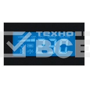 Источник бесперебойного питания Line-Interactive CyberPower PR1000ELCDRT1U 1000VA/670W USB/RS-232/EPO/SNMPslot (6 IEC С13)