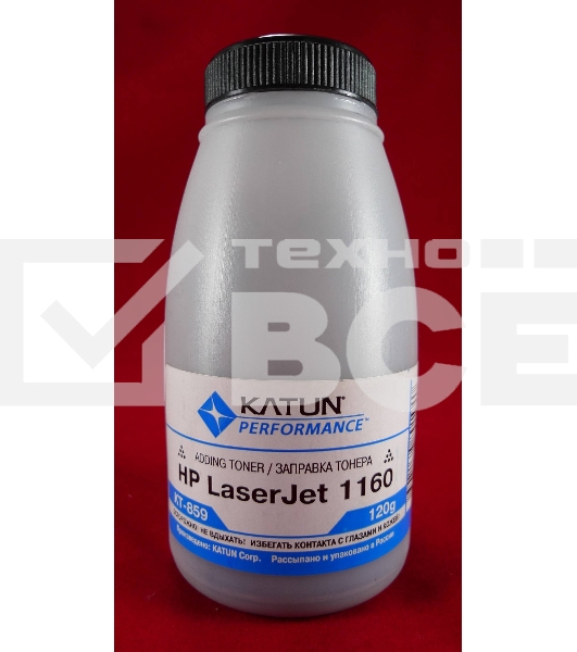 Тонер HP LJ 1160/1320 (фл.120г.) Katun фас России