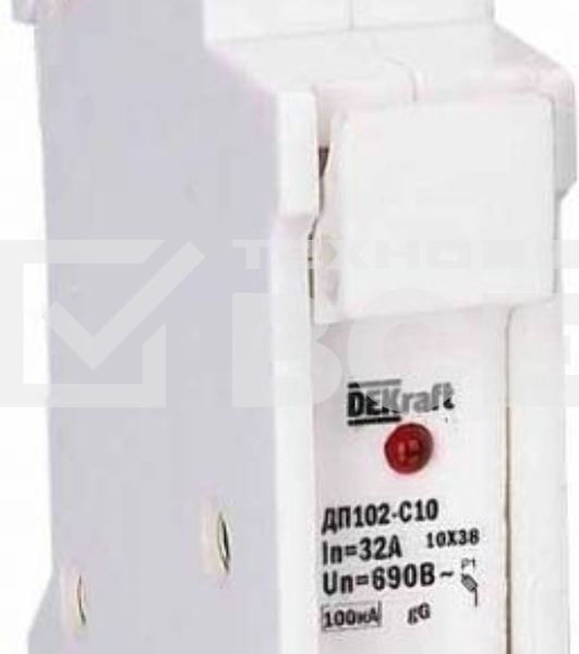 Держатель предохранителей ДП102-С10-1Р SchE 21383DEK
